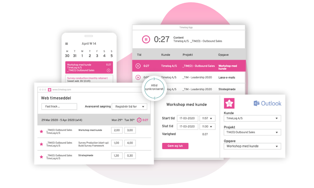 Ads-landingpage - tidsreg